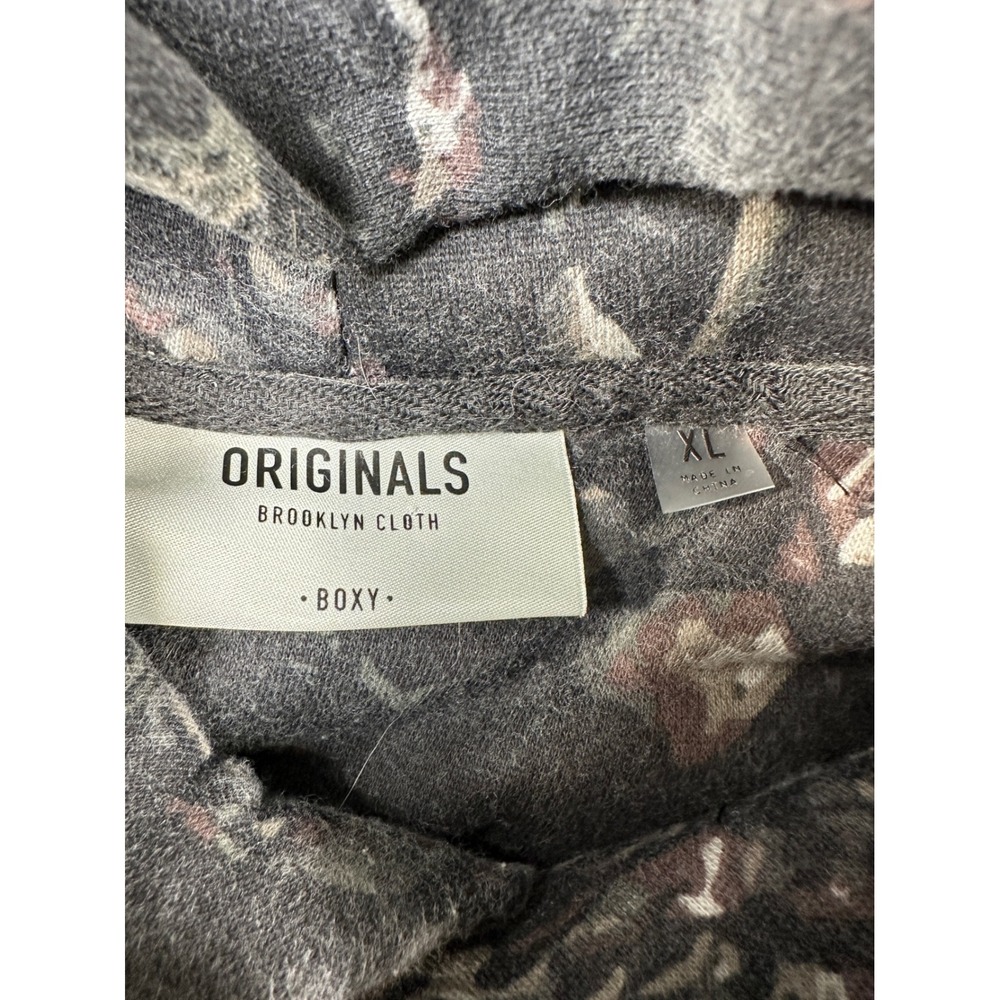 Brooklyn Cloth Originals Boxy Hoodie XL Dark Camo Realtree Print Mens - Picture 4 of 9